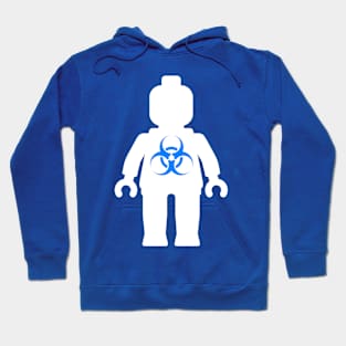 White Minifig with Radioactive Symbol Hoodie